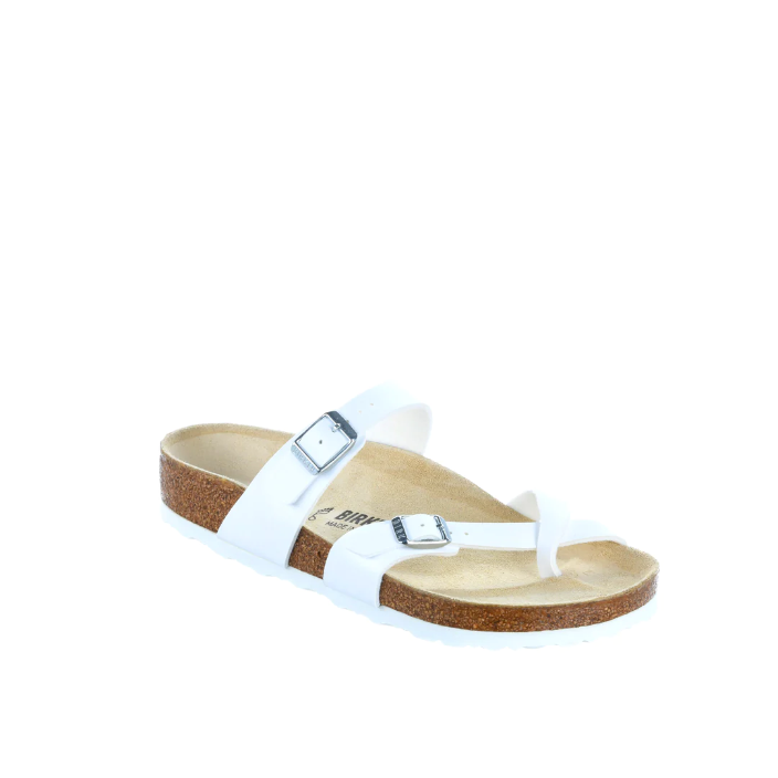 Birkenstock Mayari White Birk-Flor - Narrow â Alabaster Store