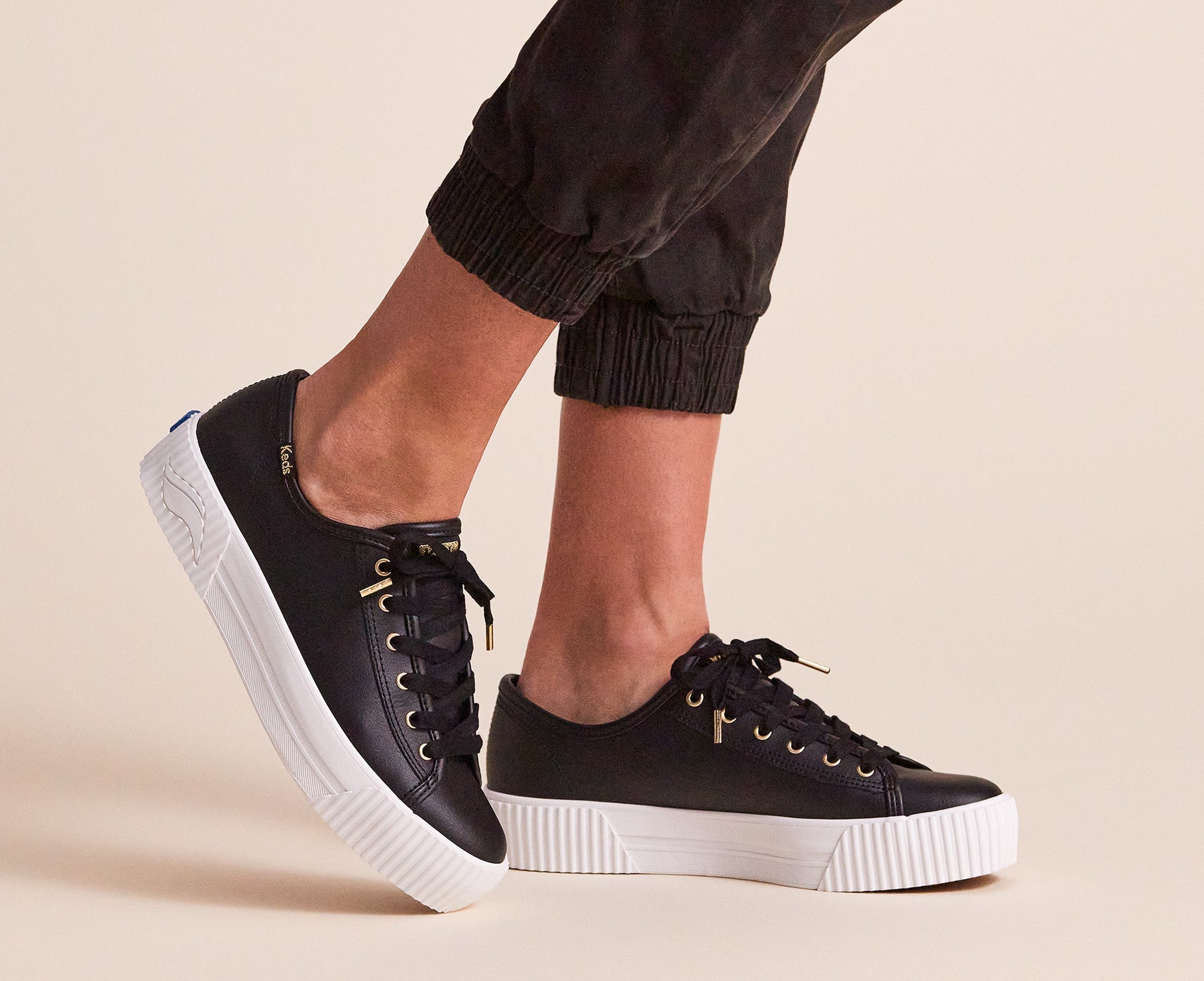 Keds triple kick leather women's sneakers sales